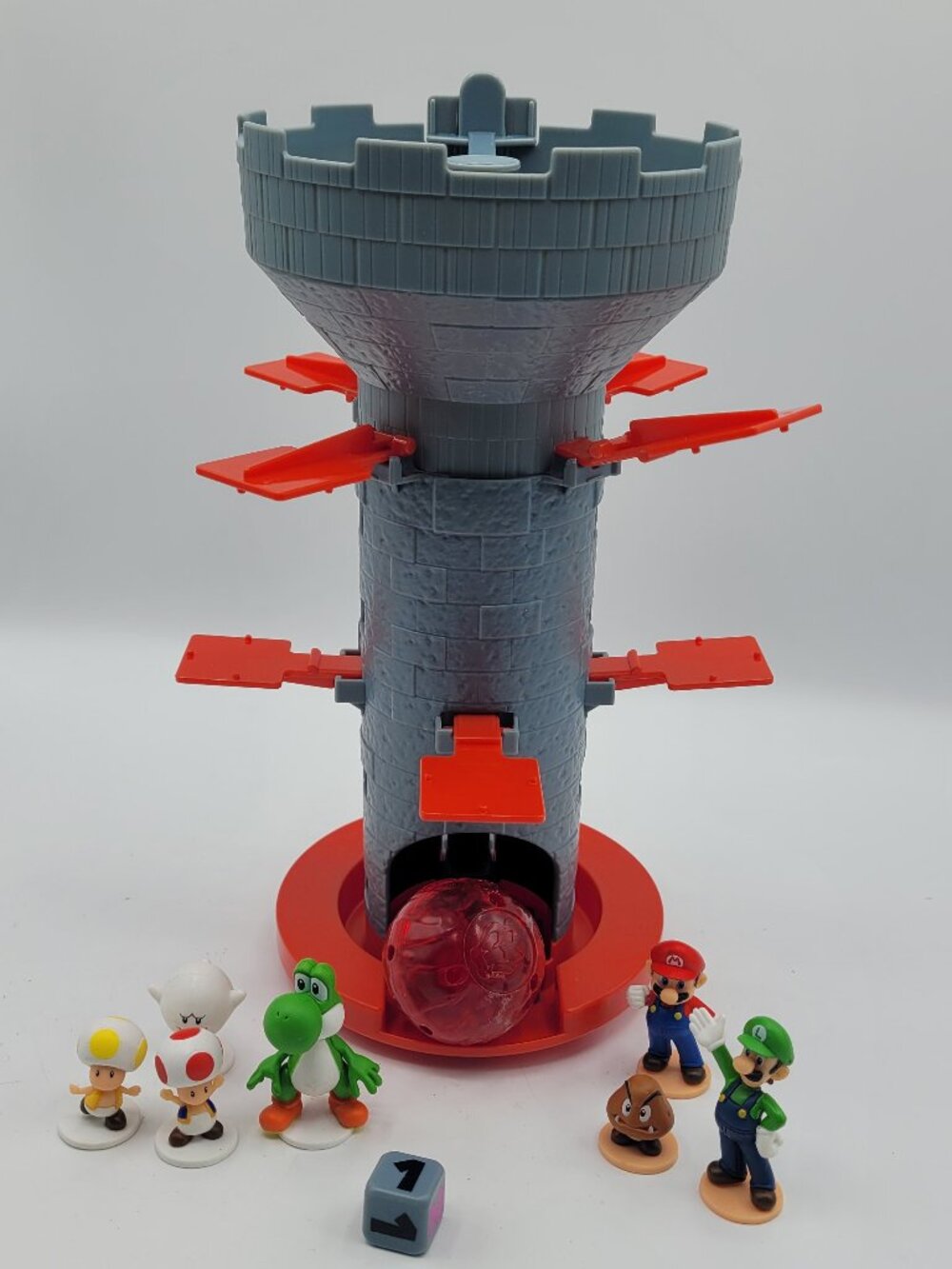 Super Mario Blow Up! Shaky Tower Balancing Game Tabletop. No Box